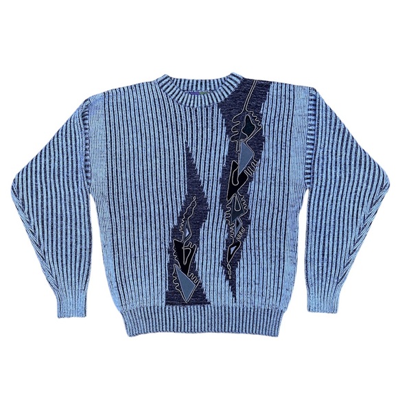 Vintage 80’s Abstract Sweater - Picture 1 of 4